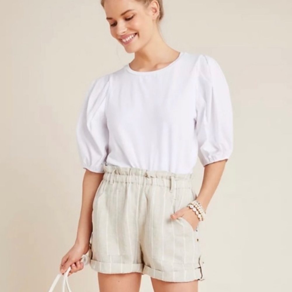 Sanctuary Linen Paper Bag Shorts